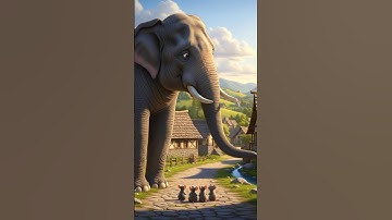 The Elephant & The Mouse Story" 🐘✨ #ai #shorts #ytshorts #elephant #motivational