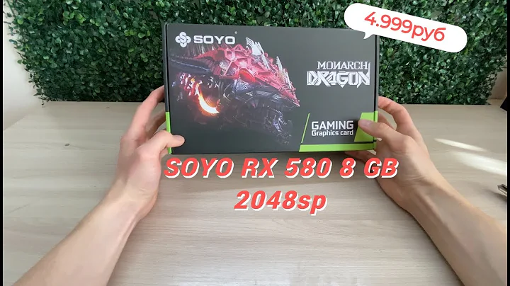 5000루블에 8GB RX 580, 쓰레기인가 아니면 진짜인가!? SOYO RX 580