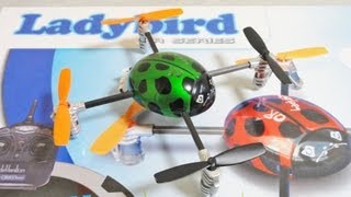 RCヘリ動画レビューWalkera QR Ladybird V2てんとう虫クワッドヘリの初飛行まで