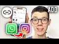 How to add whatsapp link to instagram  full guide