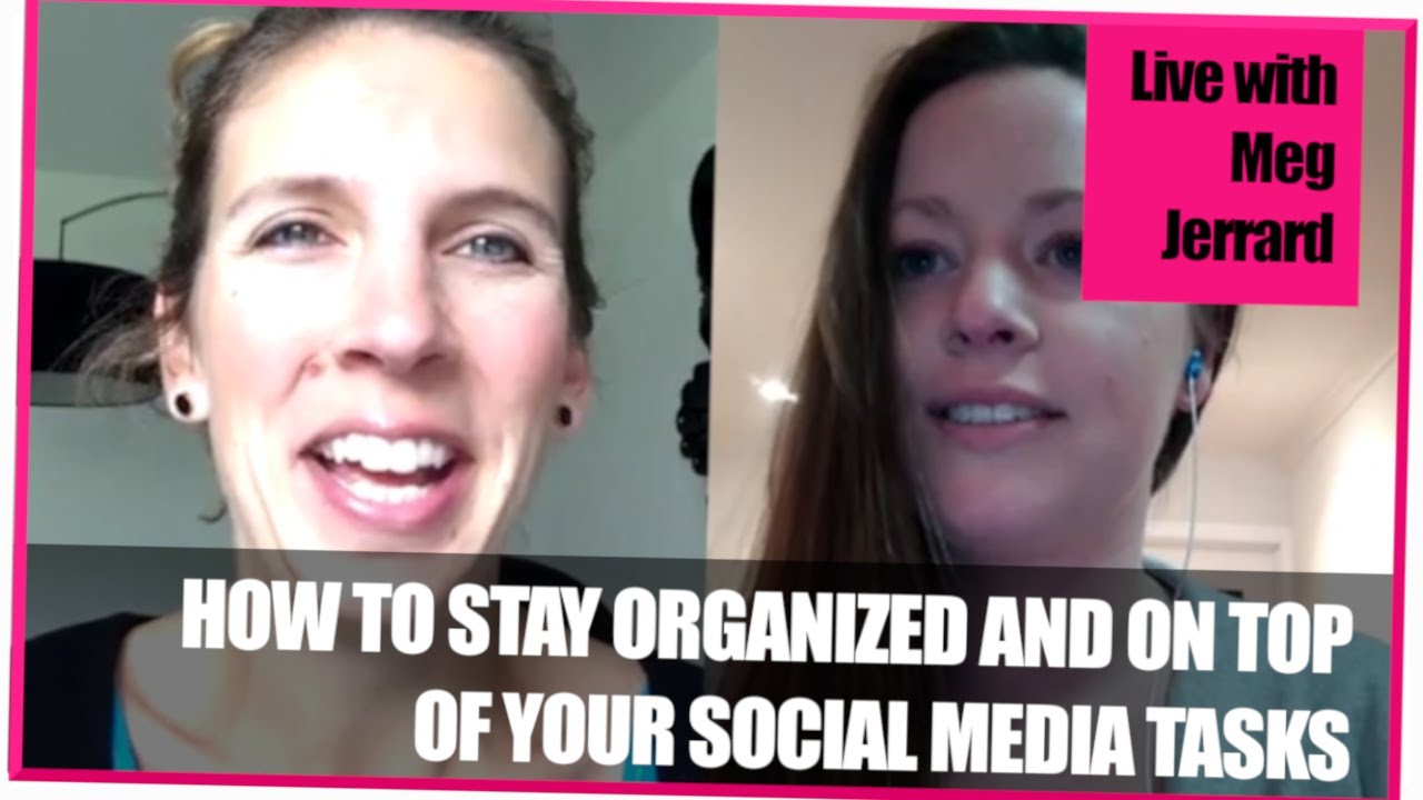 How to stay organised and on top of your social media tasks | Part 1 ...