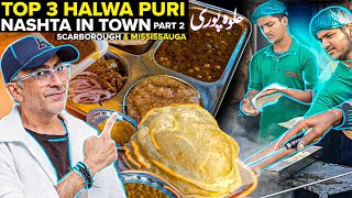 BEST HALWA PURI Scarborough Nirala Sweets Karachi Kitchen Shirin Mahal Street Food PK