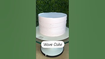 How to make Wave 🌊 Cake Design #wavecake #cake #cakedesign #song #trending