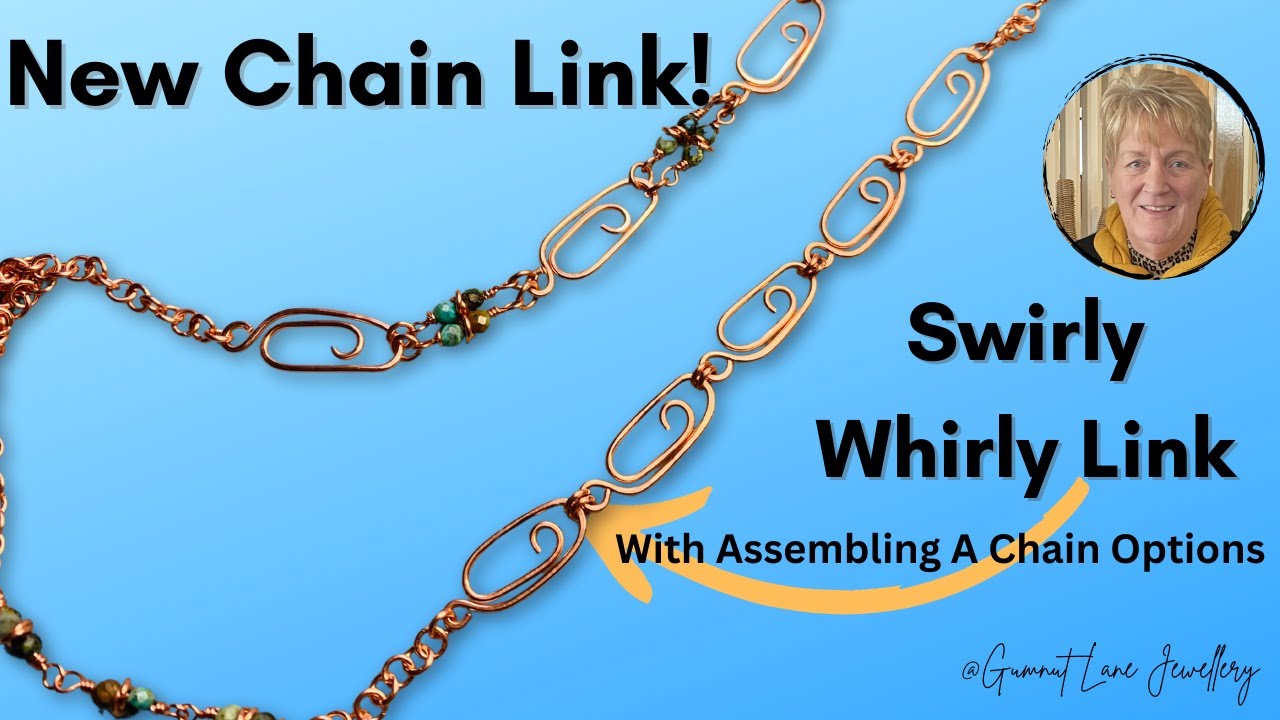 "Whimsical Whirls Wire Wrapped Swirl Chain Link YouTube