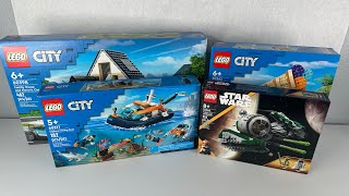 EARLY LEGO SUMMER 2023 SET HAUL *STAR WARS AND CITY*