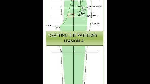 how to draft trouser patterns | How To Drafting The Trouser Pattern @rmgpm16