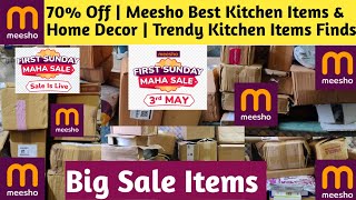 70% Off | Meesho Best Kitchen Items &amp; Home Decor | Trendy Kitchen Items Finds #meesho #meeshohaul 