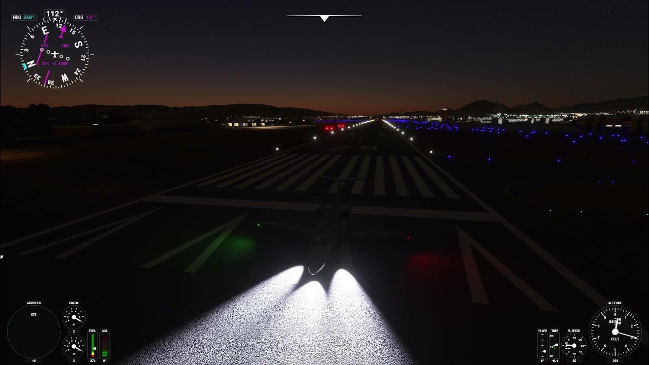 MSFS2020 Almost Crash Landing The Embraer Phenom 100 YouTube