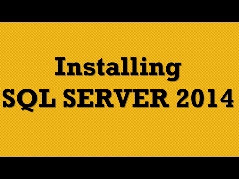 Installing SQL Server