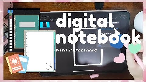 Create digital notebook w/ hyperlinks w/ me! Ft. iPad, Goodnotes 5 & Keynote + FREE Digital Notebook