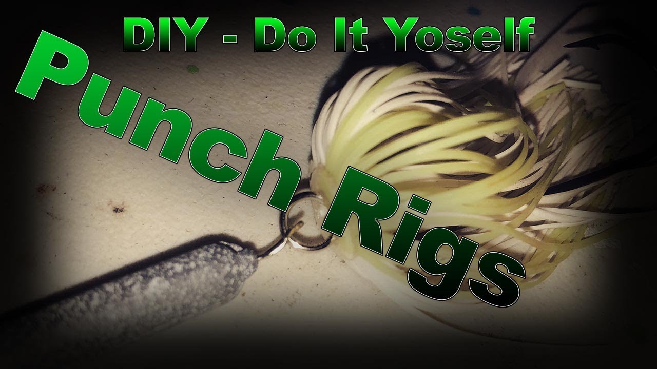 DIY Fishing Lures Punch Rigs YouTube