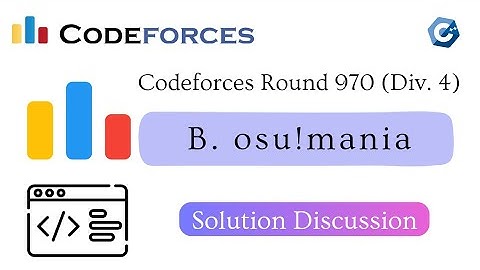 B. osu!mania || Codeforces Round 971 (Div. 4) || বাংলায় সমাধান আলোচনা