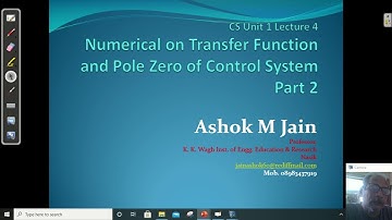 Control System 1 | Numerical on Transfer function Part 2  | Unit 1-4