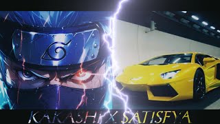 KAKASHI X SATISFYA #anime #kakashi #naruto #satisfya #otaku #status