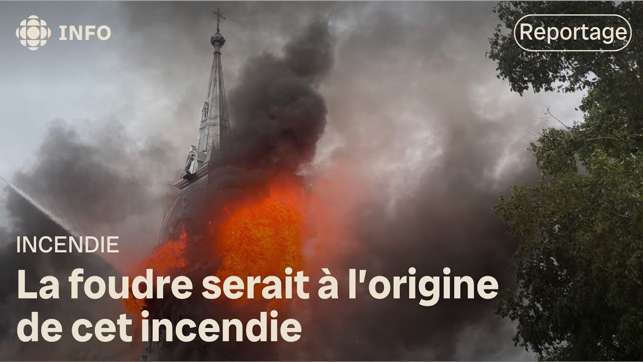 L’église patrimoniale de Saint-Ours ravagée par les flammes
