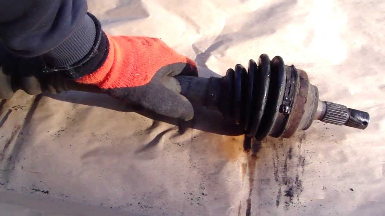 How to check and service drive shaft gasket and boot YouTube
