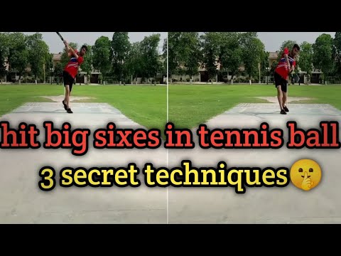 How to hit sixes in tape ball cricket|cricket batting tips. - YouTube