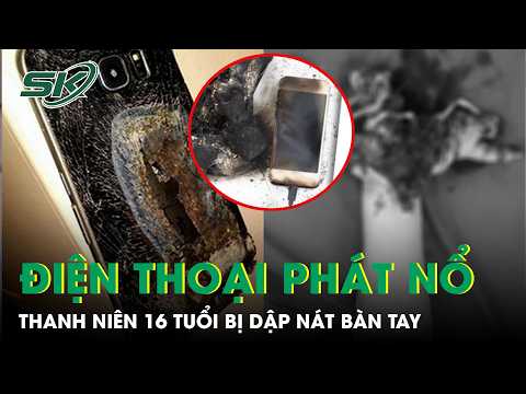 Phone suddenly explodes while charging, 16-year-old boy suffers crushed hands | SKDS