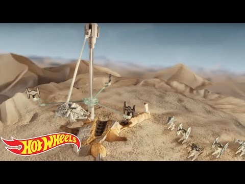 hot wheels star wars escape from jakku play set