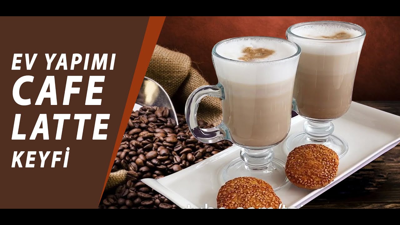 BOL KÖPÜKLÜ LATTE KAHVE EVDE NASIL YAPILIR? Tatlı Sanatı CAFE LATTE
