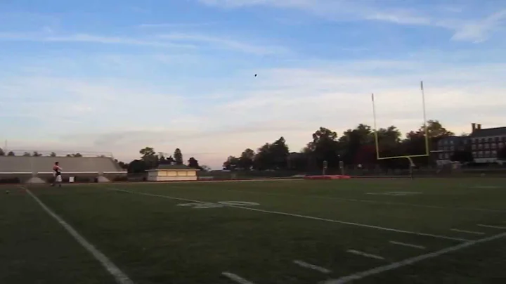 Ross Supovitz 45 Yard Field Goal (Slow Motion)