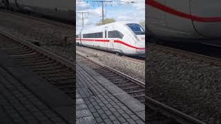 RRX und ICE4 Zugbegegnung in Essen Frohnhausen #train #railwaycontent #fypシ #trainspotting #shorts