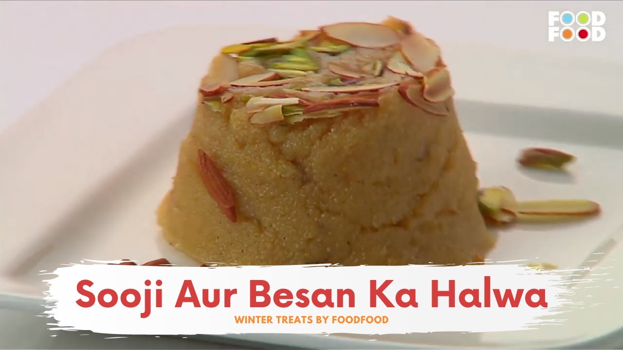 Sooji Aur Besan Ka Halwa Recipe | सूजी और बेसन का हलवा बनाने की विधि | Dessert Recipe | FoodFood