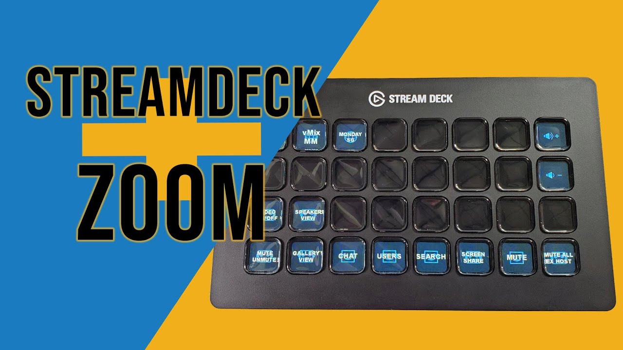 How To Setup Streamdeck With Zoom - YouTube