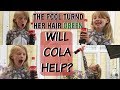 How to remove GREEN from HAIR| Chlorine turned hair green | COCA COLA hair RINSE
