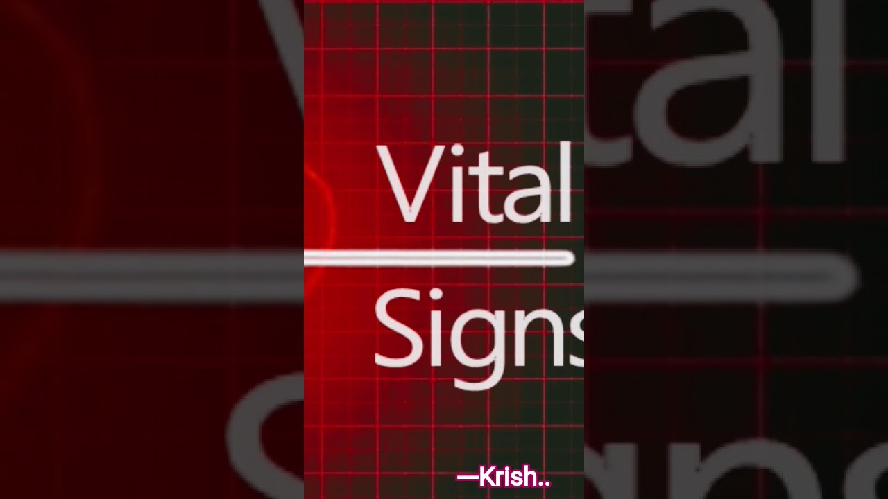 VITAL SIGNS..( Temperature, pulse Rate, Respiratory Rate, Blood Pressure, Oxygen Saturation )