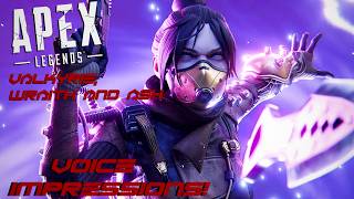Apex Legends - Valkyrie, Wraith & Ash Voice Impressions!