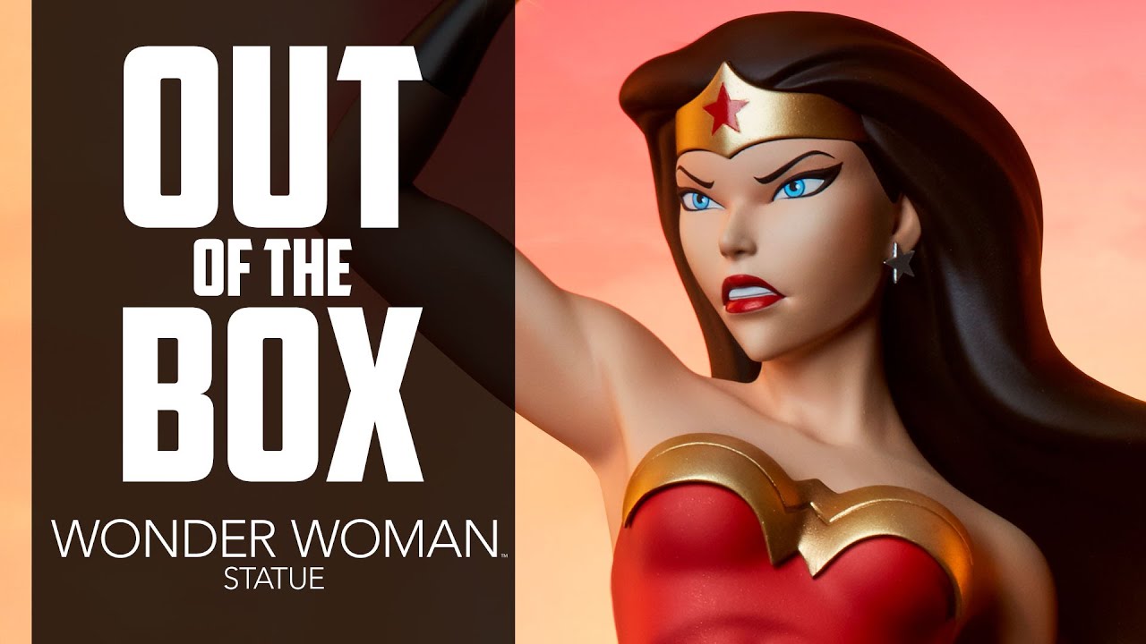 New Photos of the Wonder Woman Statue from Sideshow's Animated Series  Collection