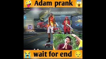 Adam prank video 🥵 wait for end 😱 call me noob prank video 🤪 #ajjjubhai #gyan #raistar #adam #viral