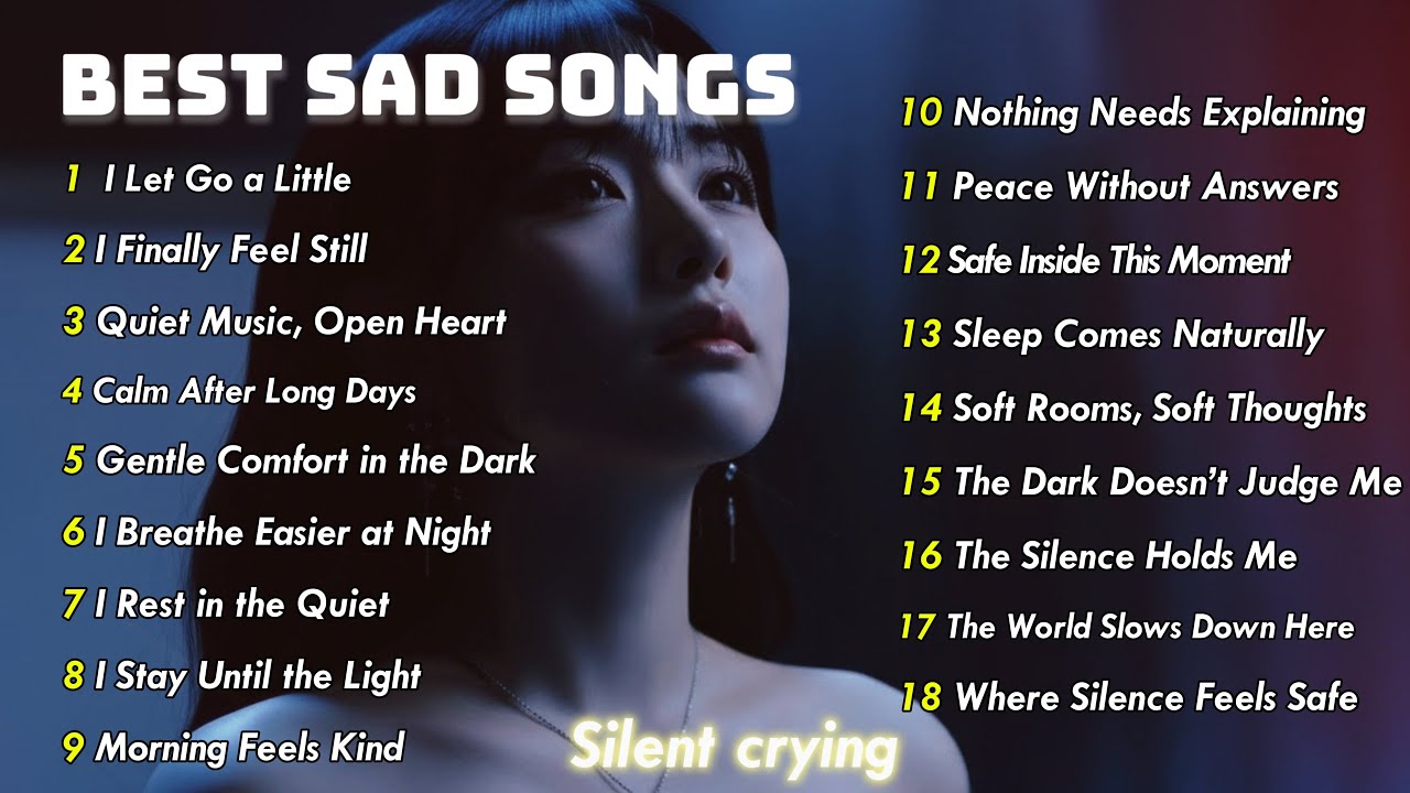 I Let Go a Little 🌙 | Sad Healing Music for Letting Go, Overthinking & Quiet Nights