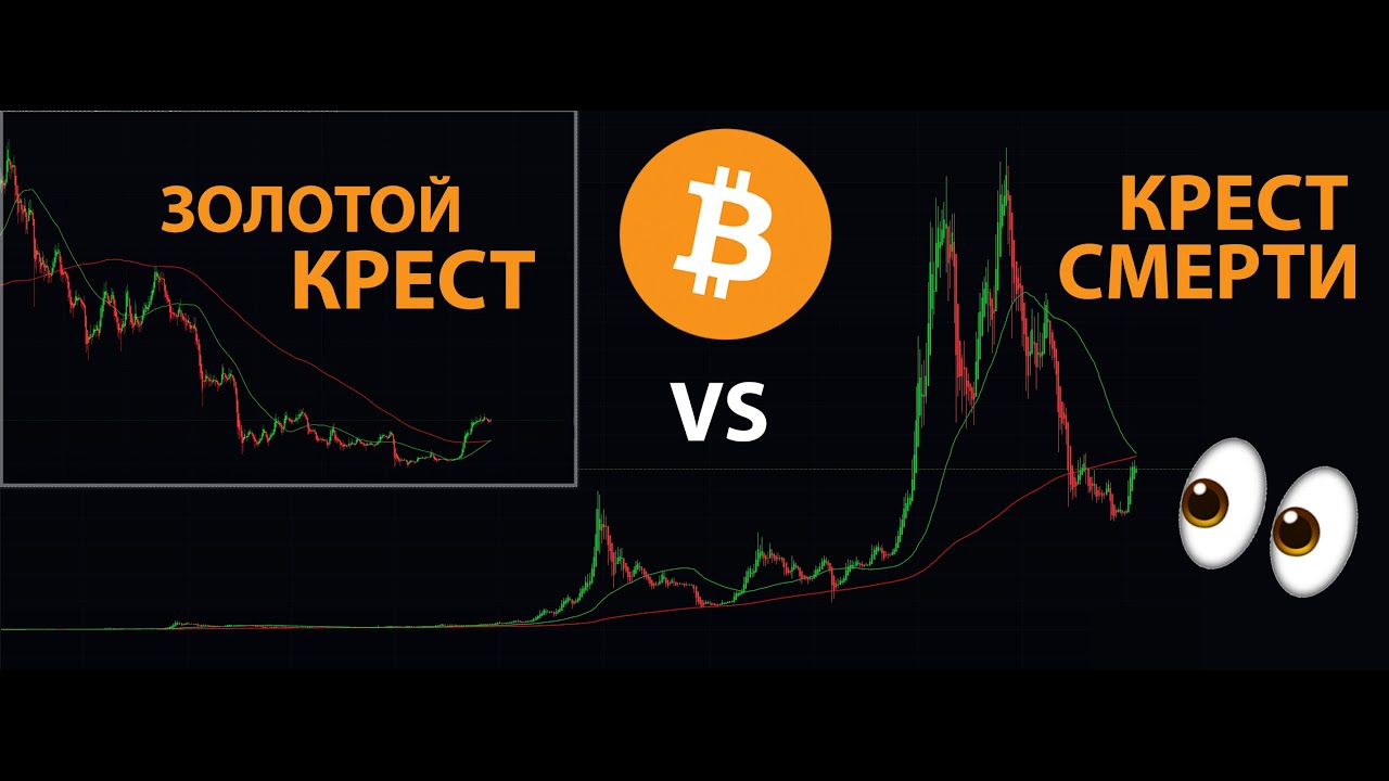Биткоин золотой крест