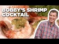 Bobby Flay's Shrimp Cocktail with Tomatillo-Horseradish Sauce | Boy Meets Grill | Food Network