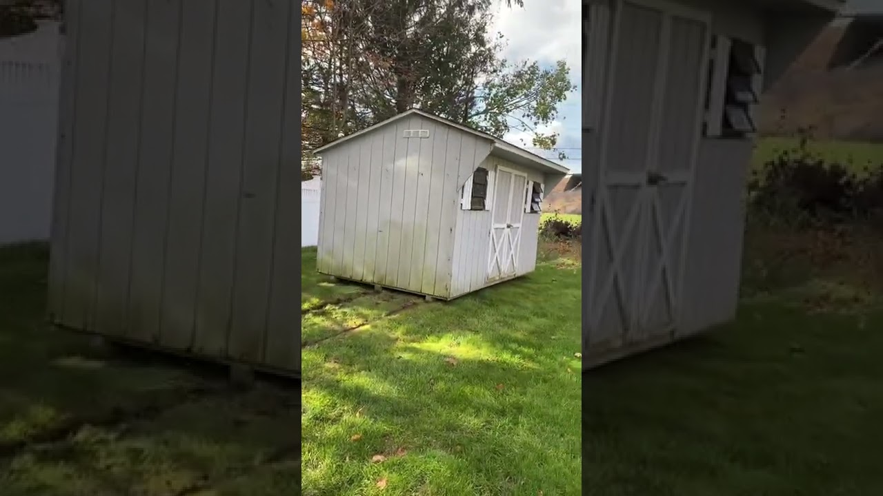 How to move a shed.