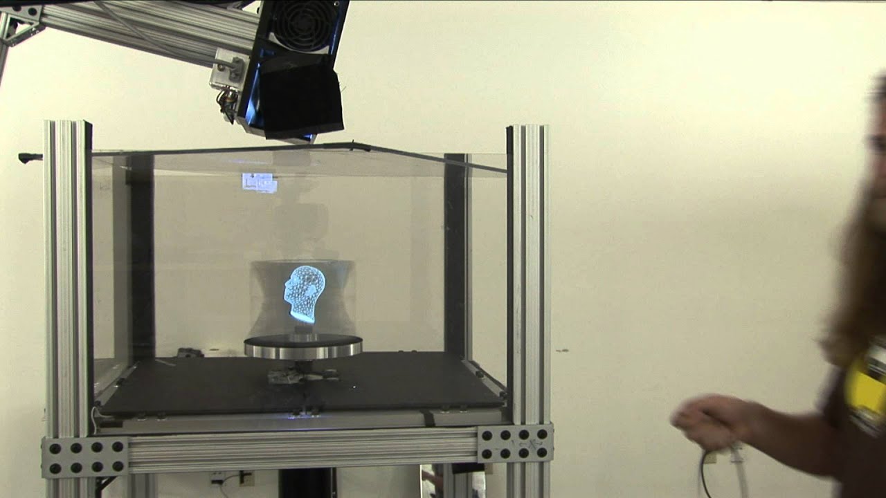 USC ICT Interactive 3D head, Raw video