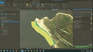 Coastal Management - Automatic Shoreline Delineation and Change Detection Analysis