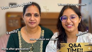 Our First QNA| Our Income| Papa kaha hai?| Youtube Growth kaise kiya| Problems Faced