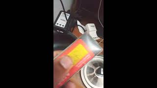 My setup for charging aDANGEROUS swollen lipo battery My setup for charging aDANGEROUS swollen lipo battery
