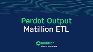 Pardot Output Component | Matillion ETL