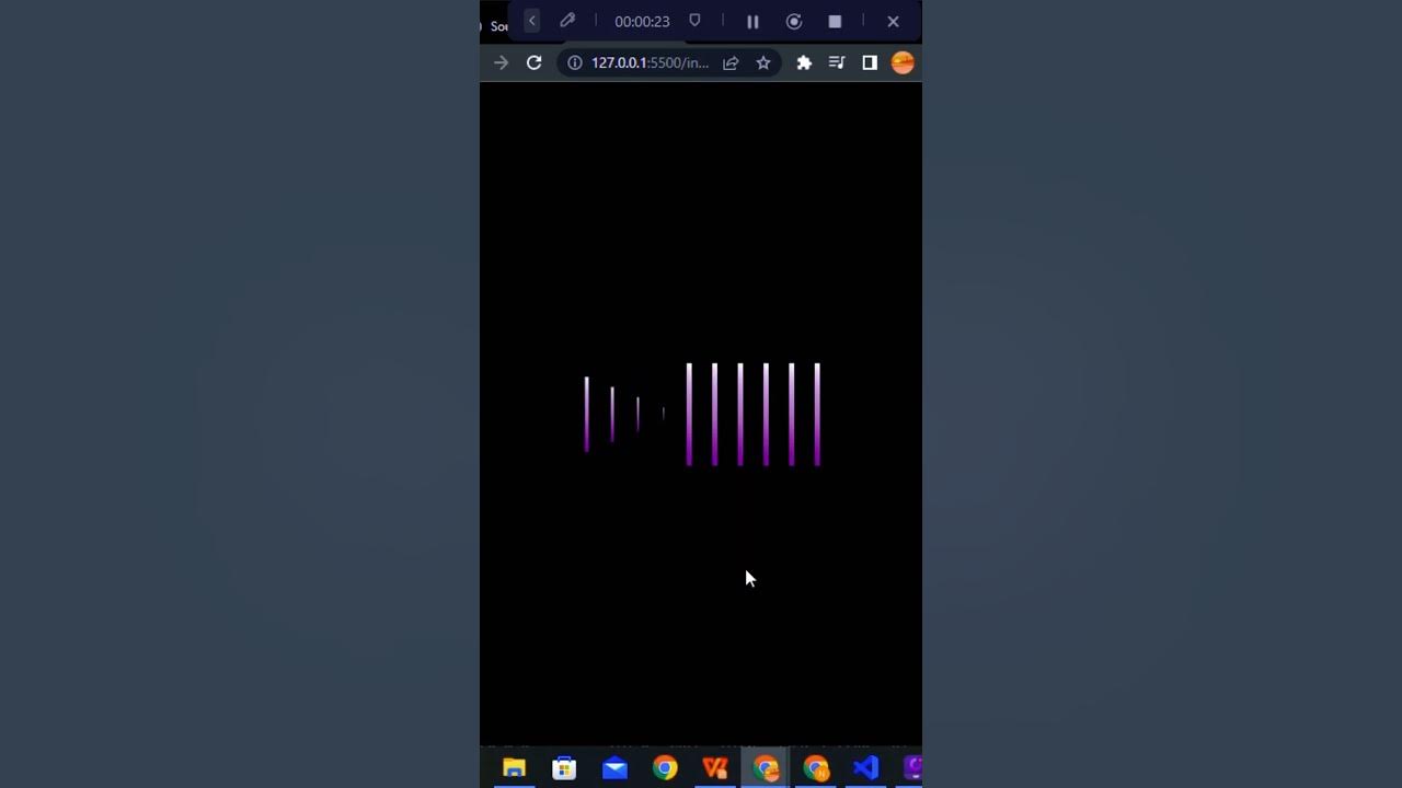 How To Make Music Wave Animation using only HTML & CSS #coding #viral #ytshorts