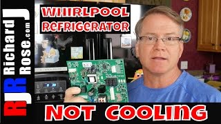 Whirlpool Refrigerator Not Cooling Water Dispenser Lights Flashes On and Off