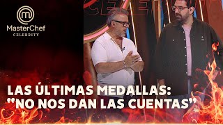 El jurado entregó las últimas medallas de Masterchef Celebrity en medio de un problema