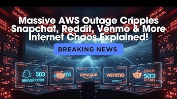 Massive AWS Outage Cripples Snapchat, Reddit, Venmo & More | Internet Chaos Explained!