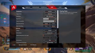 BEST APEX LEGENDS SETTINGS - PERFORMANCE & QUALITY OPTIMIZED