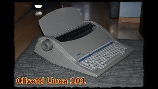 Olivetti Linea 101 - Latin German standard - typing test