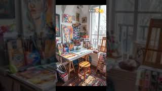 Dream Room of Every Artist 🎨✨ #shorts #artroom