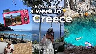 A week in Skiathos & Skopelos vlog! 🍹🏖️👙🌺 Ep 9 of the Euro Series 